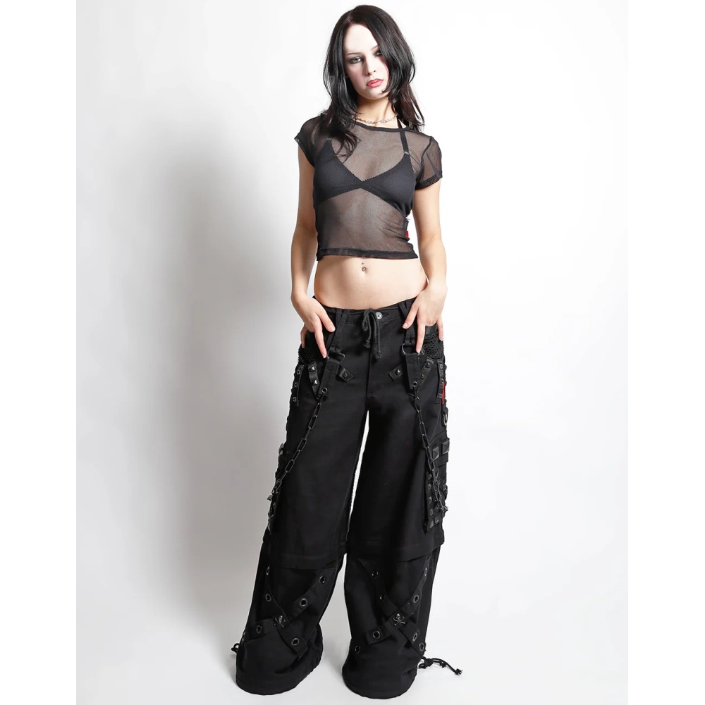 Tripp NYC - Reaper Denim Darkstreet Wide leg trousers - Black